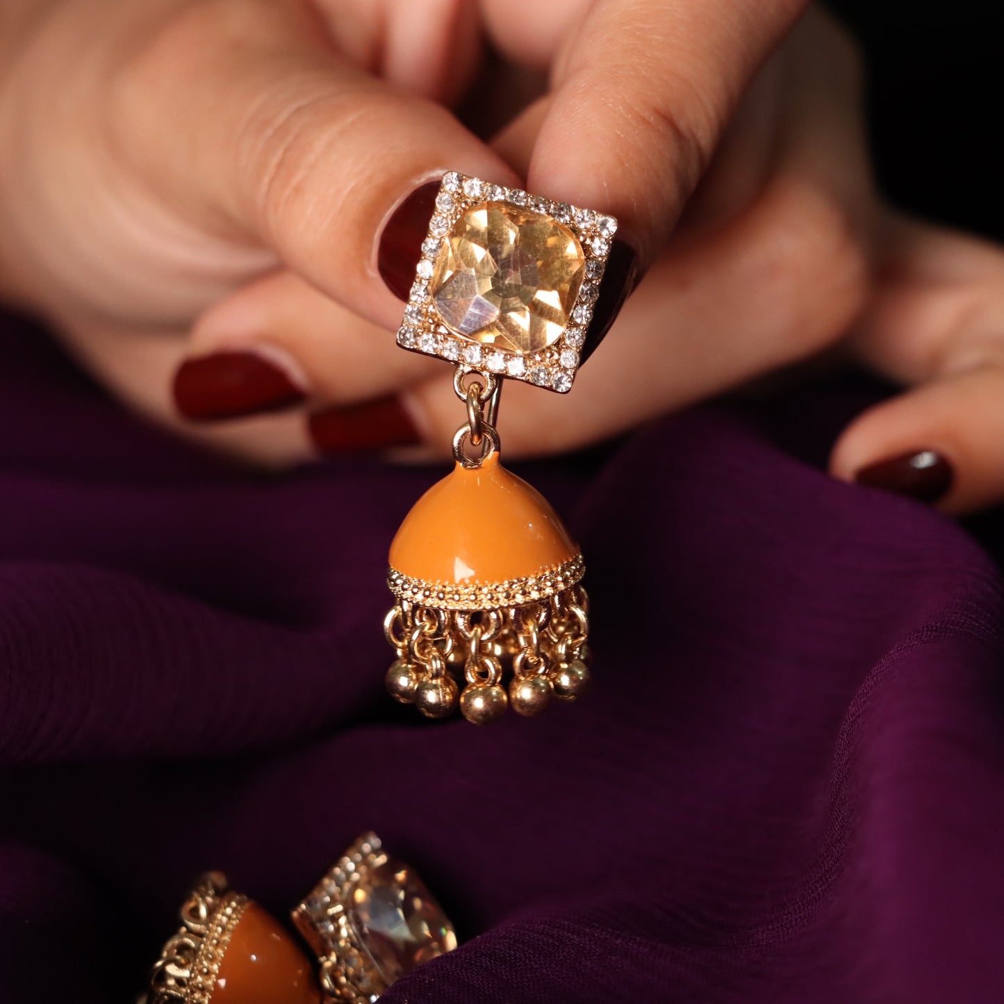 Brown Jhumki