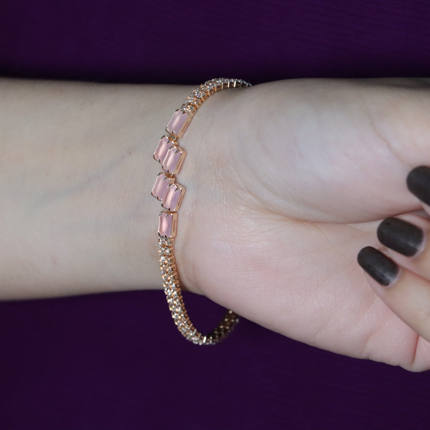Pink Gemstones Bracelets