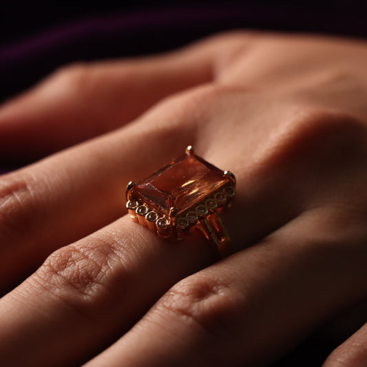 Brown Gemstone Ring