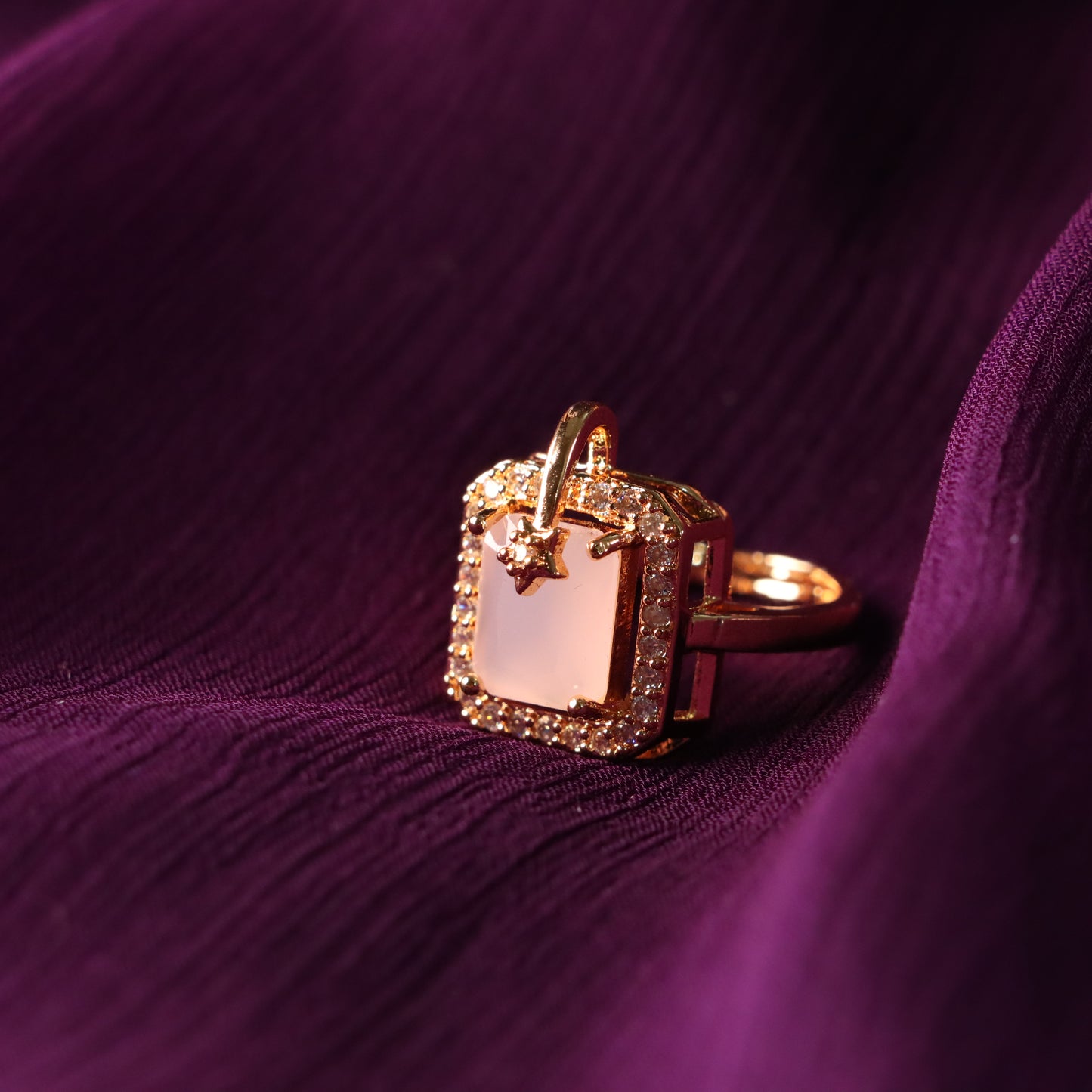 Pink Gemstone Ring