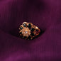 Black Flower Ring