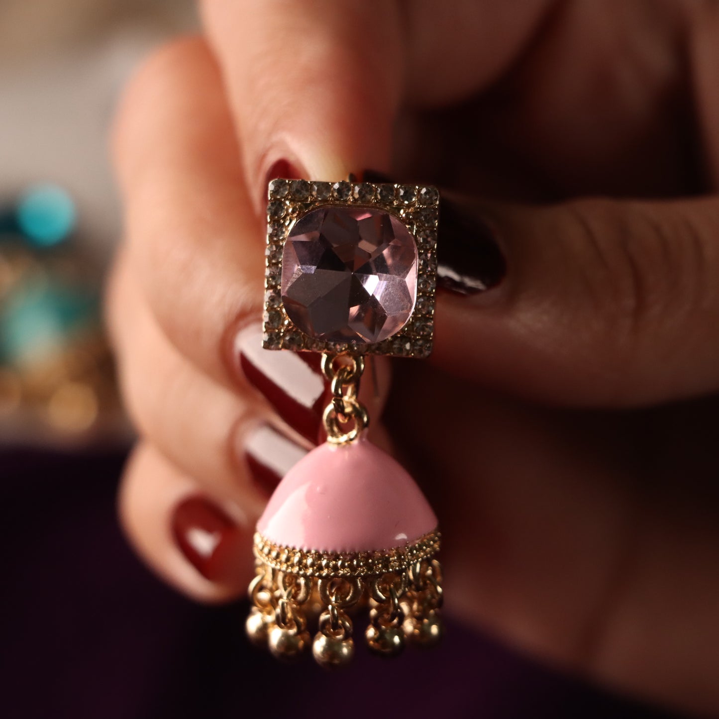 Pink Jhumki