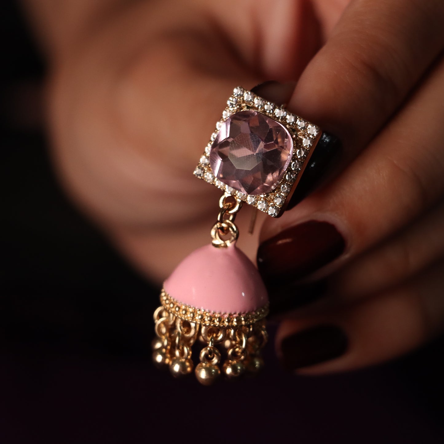 Pink Jhumki