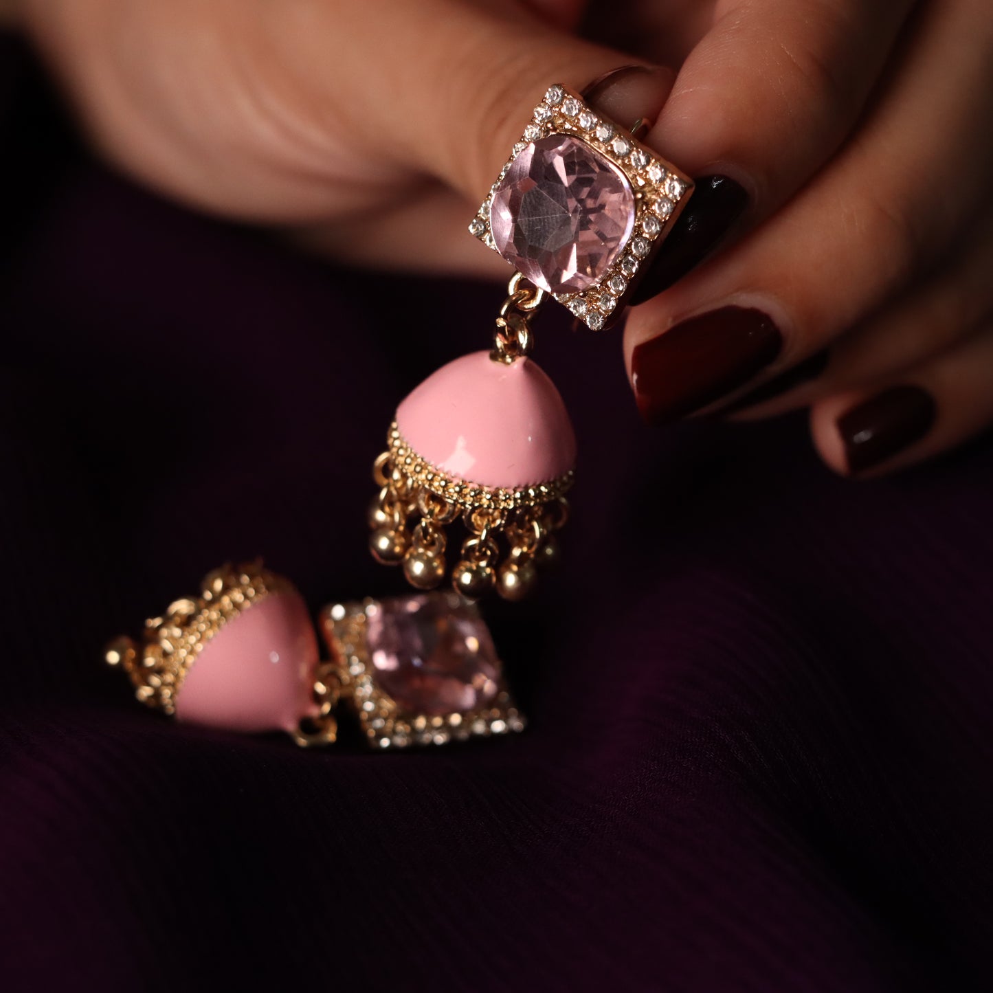 Pink Jhumki
