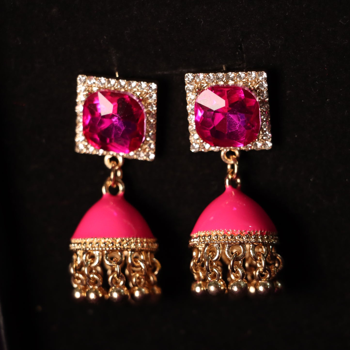 Shocking Pink Jhumki