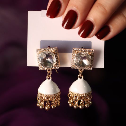 White Jhumki