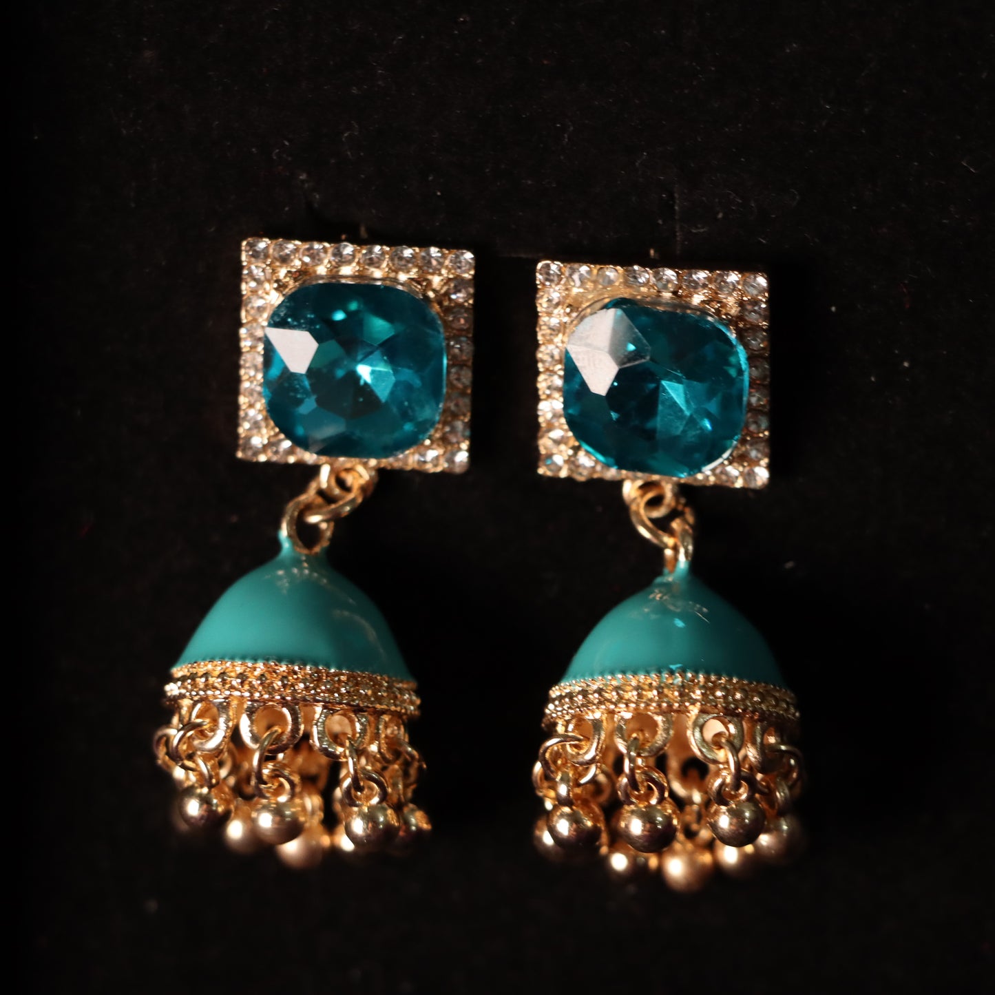 Fountain Blue Jhumki