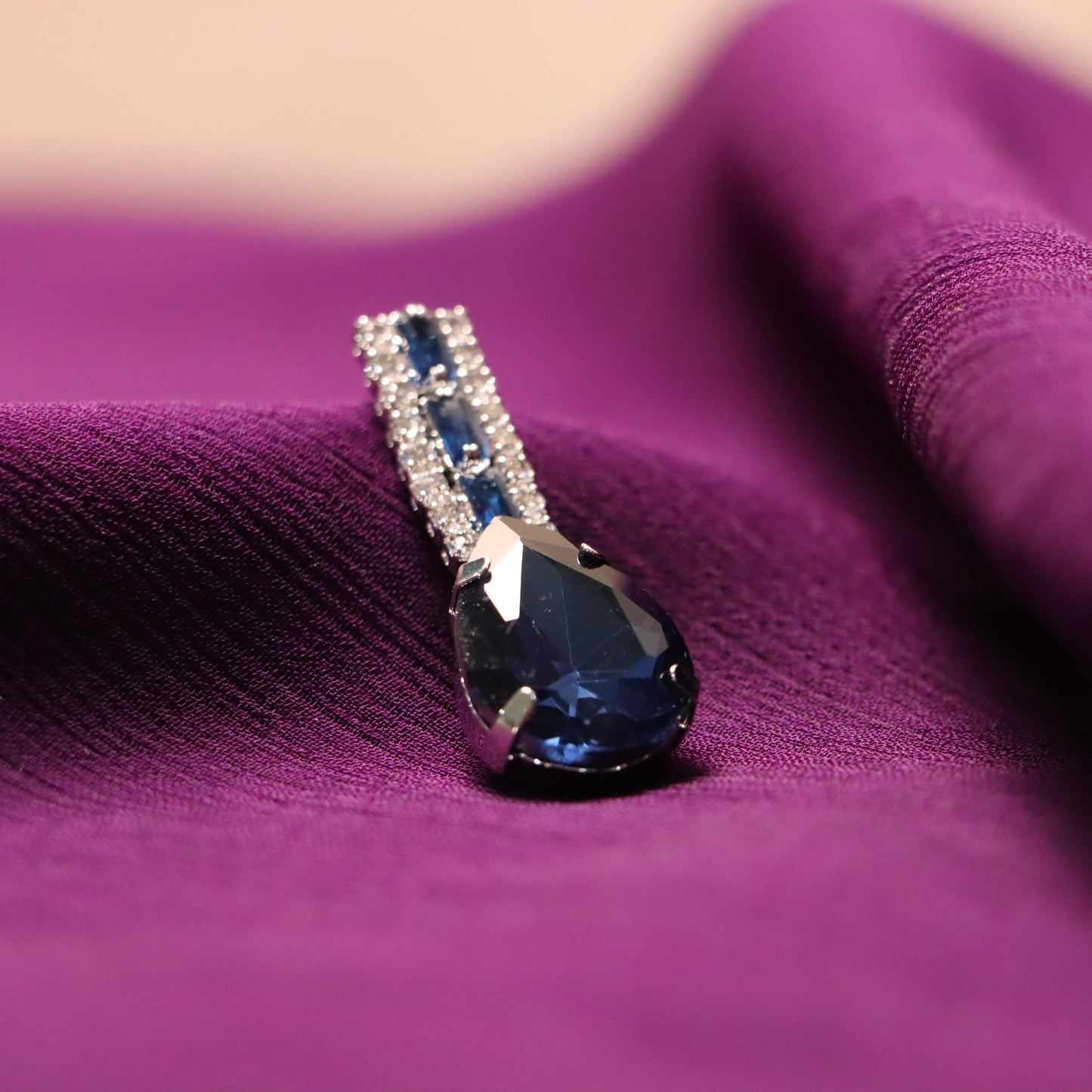 Blue Gemstone Earrings