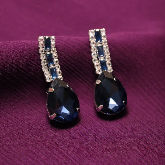 Blue Gemstone Earrings