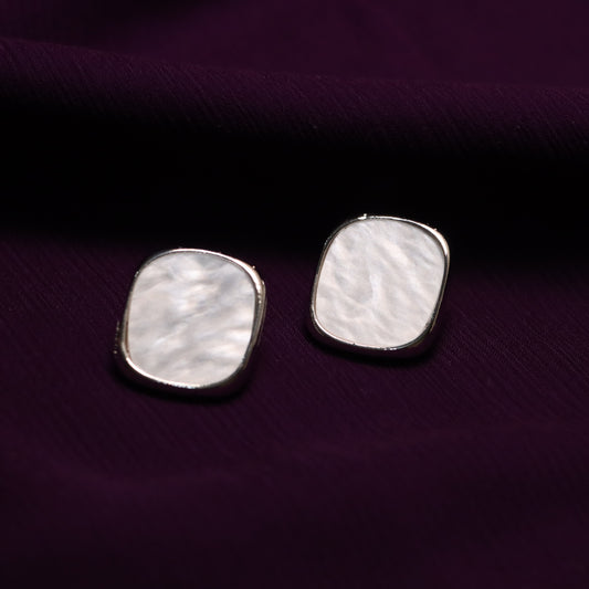 White Elegant Earrings