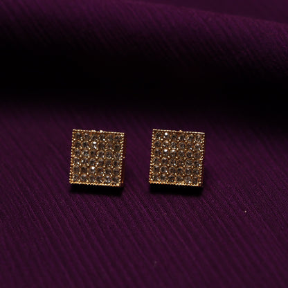 Golden Necklace with Earrings & Rings