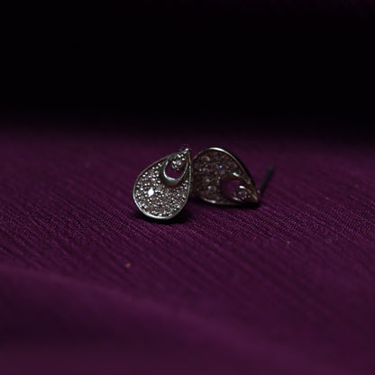 Silver Pendant Necklace with Ring & Earrings