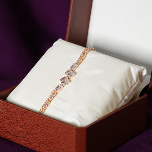 White Gemstones Bracelets