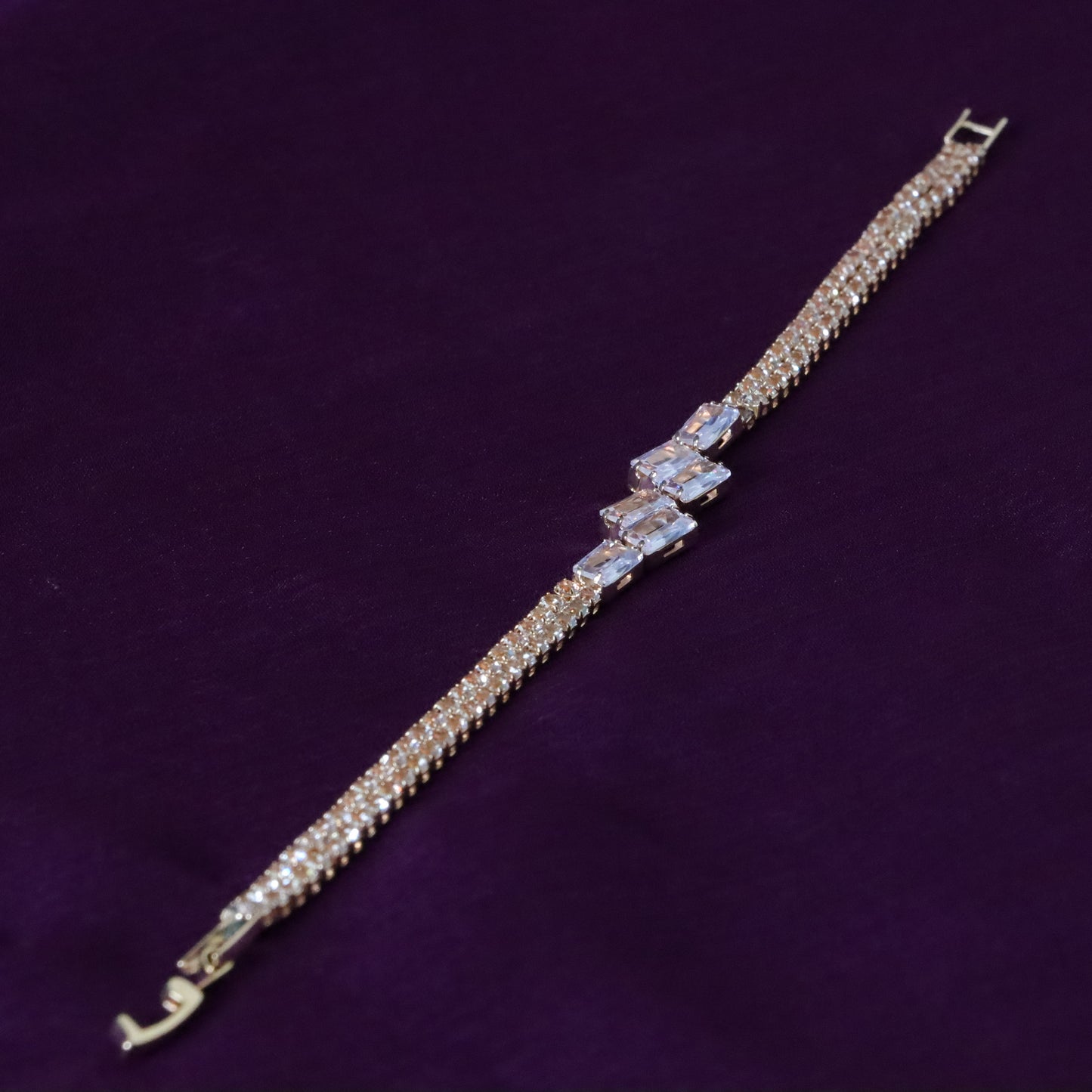 White Gemstones Bracelets